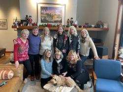 Tennis friends: Christmas lunch with some of my lovely tennis girlfriends